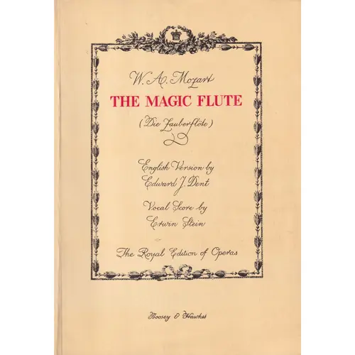 The Magic Flute  - Opera Completa - Vocal Score
