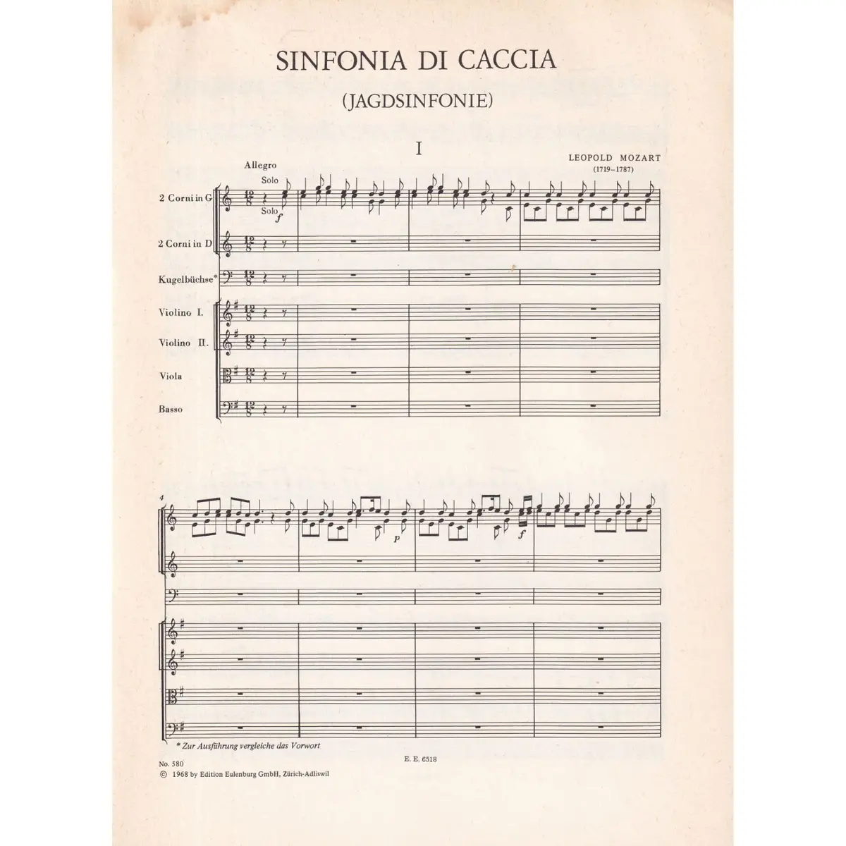 Sinfonia Di Caccia
