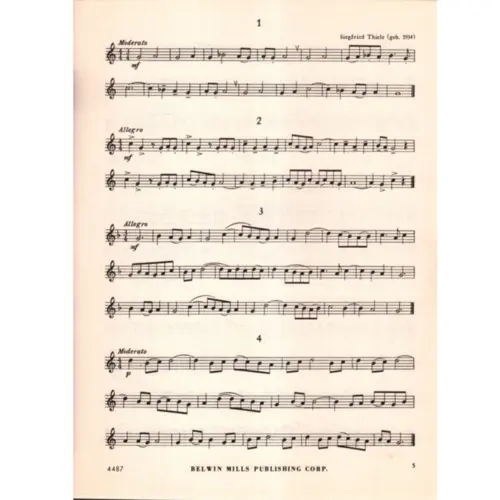 Flute Studies In Old And Modern Style - Vol.1