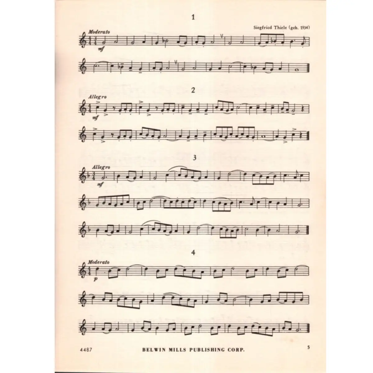 Flute Studies In Old And Modern Style - Vol.1