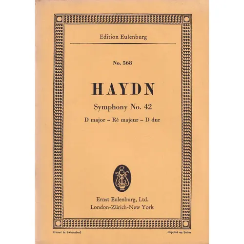 Symphony N.42  D Major