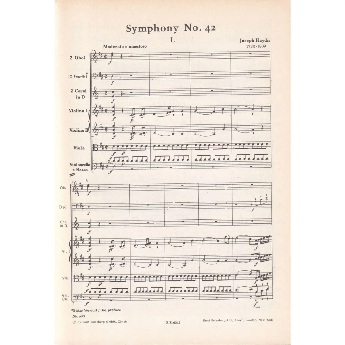 Symphony N.42  D Major