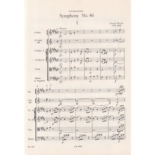 Symphony N.46 B Maj.