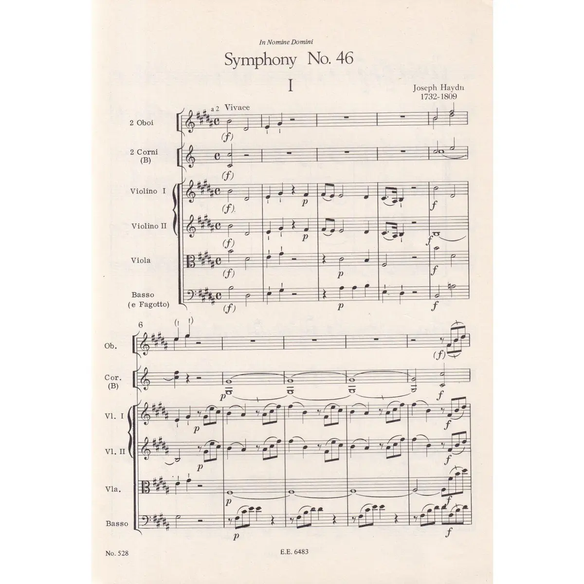 Symphony N.46 B Maj.