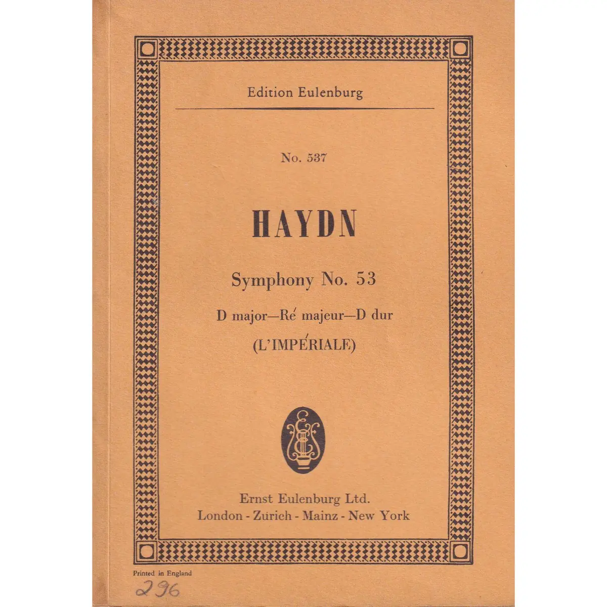 Symphony N.53   D Major