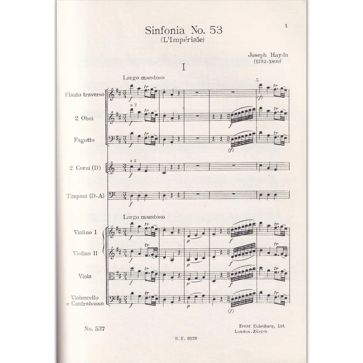Symphony N.70  D Major