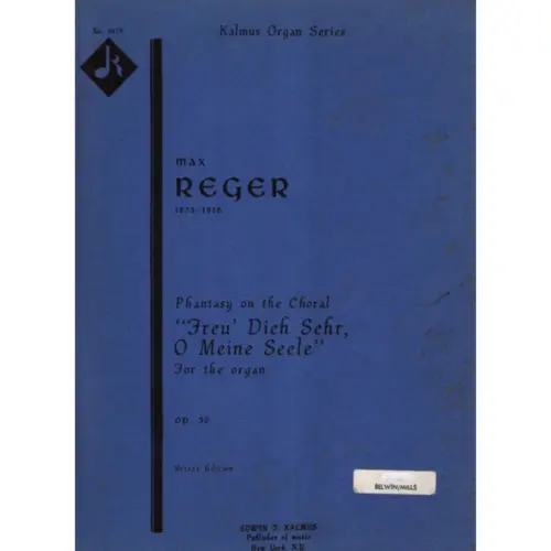 Phantasy On The Choral Freu Dich - Op.30
