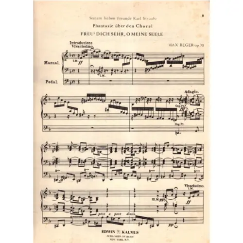 Phantasy On The Choral Freu Dich - Op.30