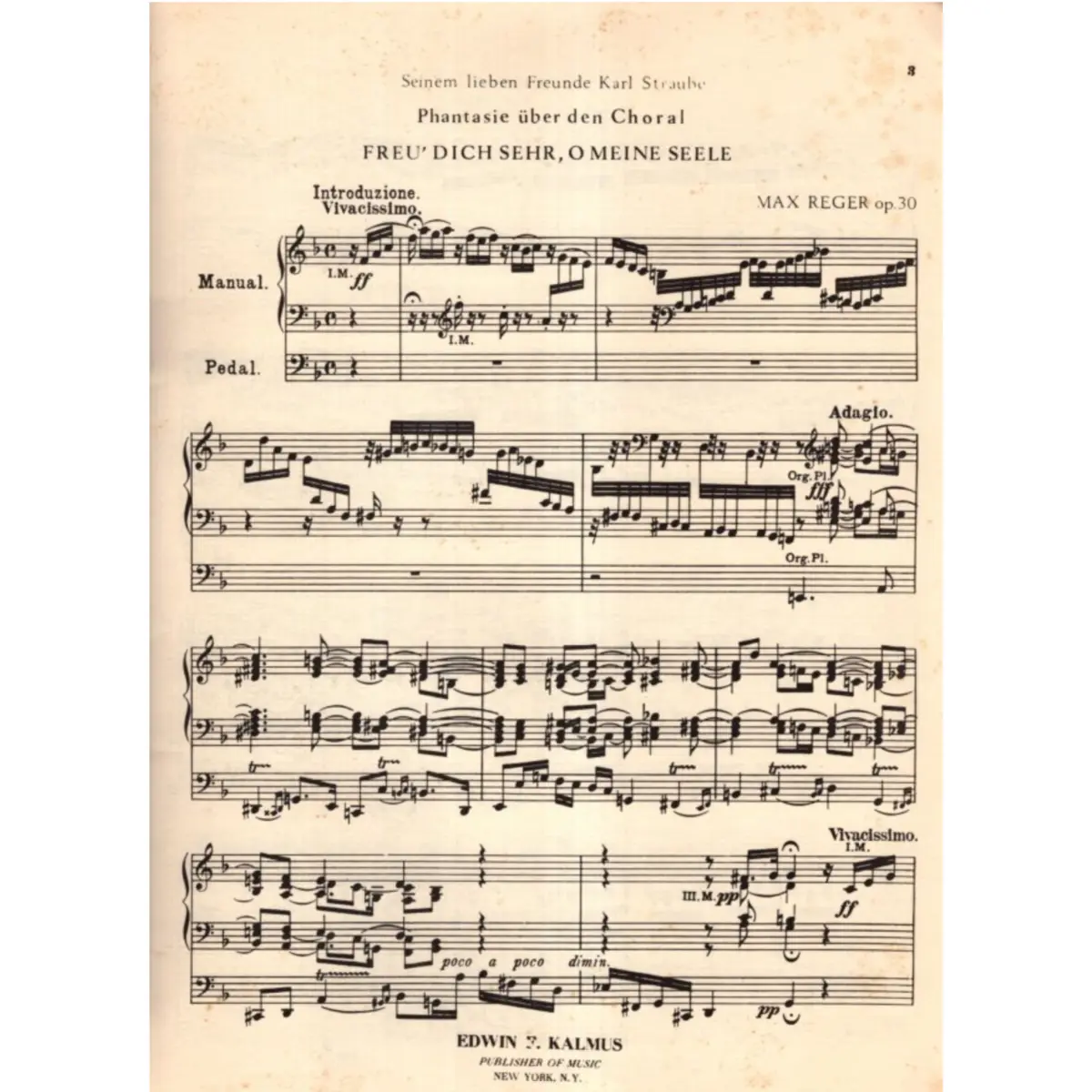 Phantasy On The Choral Freu Dich - Op.30