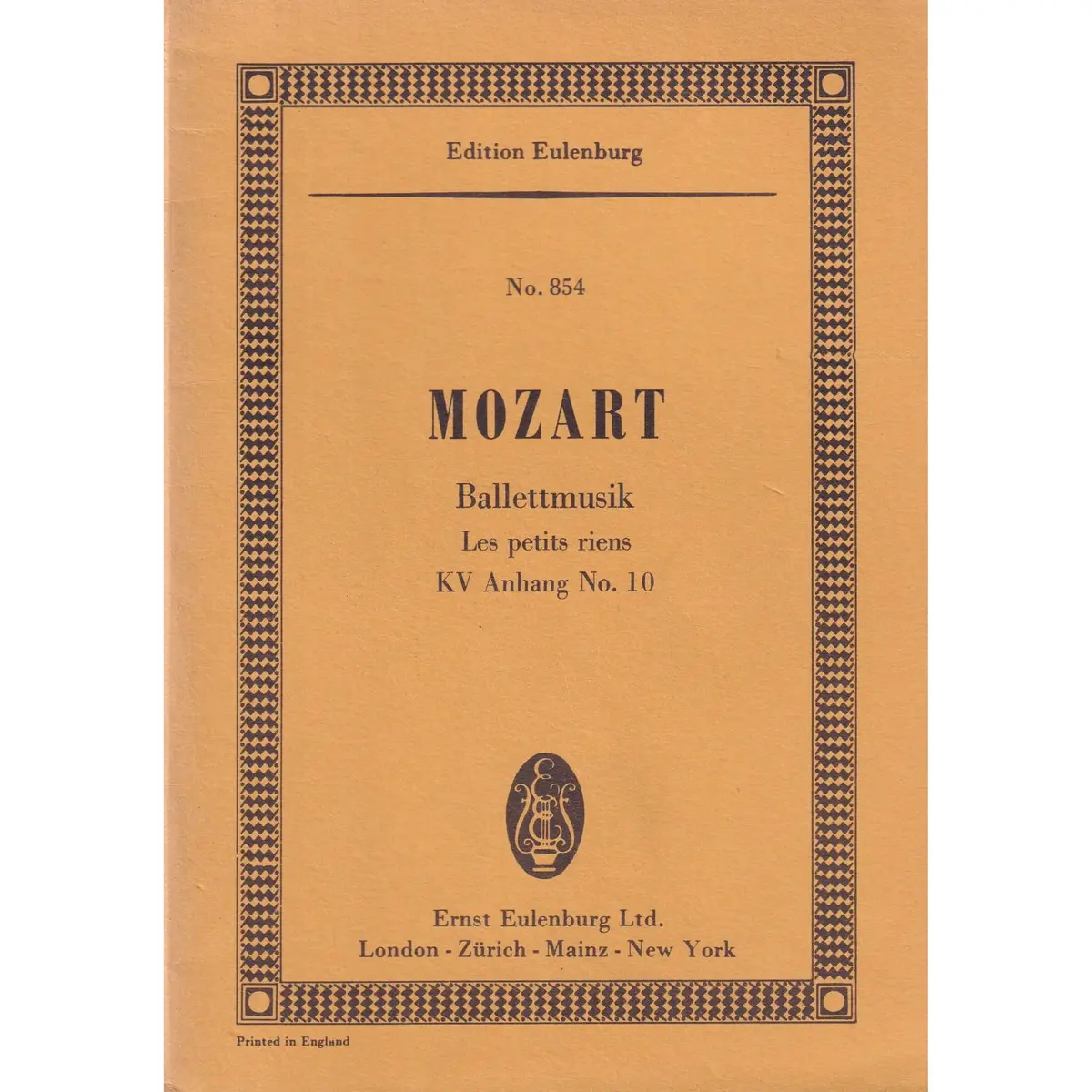 Ballettmusik Kv 10   Les Petits Riens