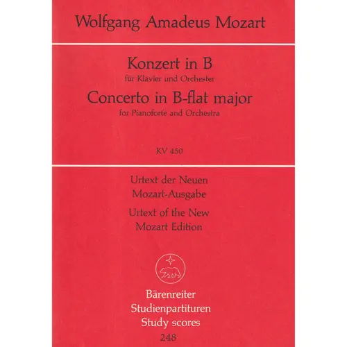 Konzert In B Fur Klavier  Kv 450