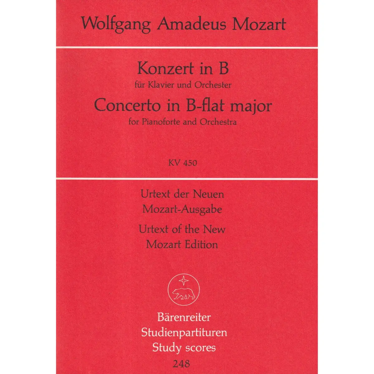 Konzert In B Fur Klavier  Kv 450