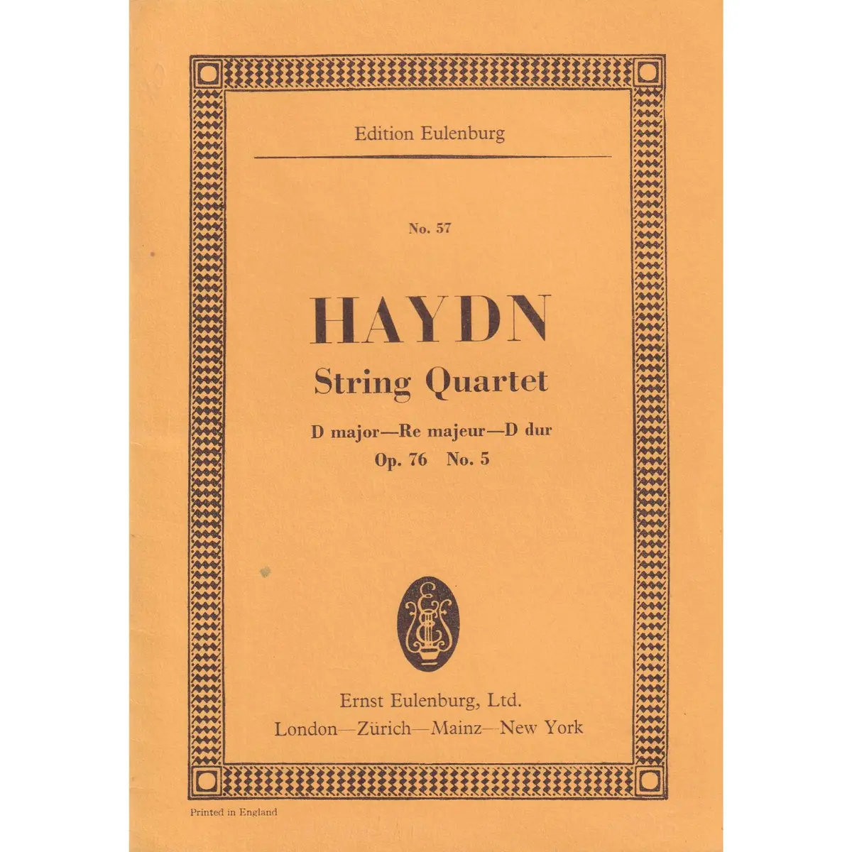 String Quartet D Major - Op.76  N.5