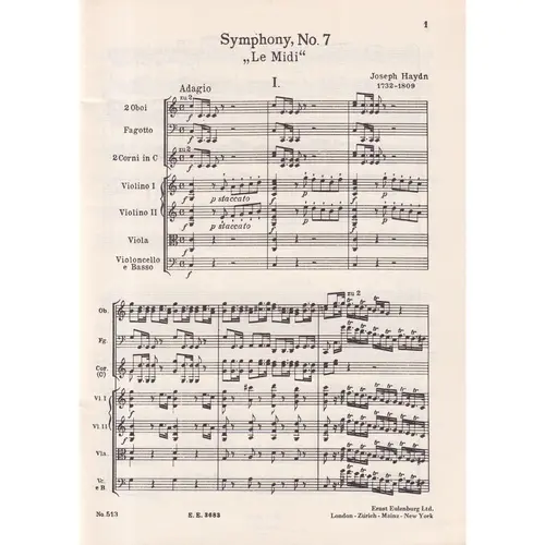 Symphony N.7 C Major