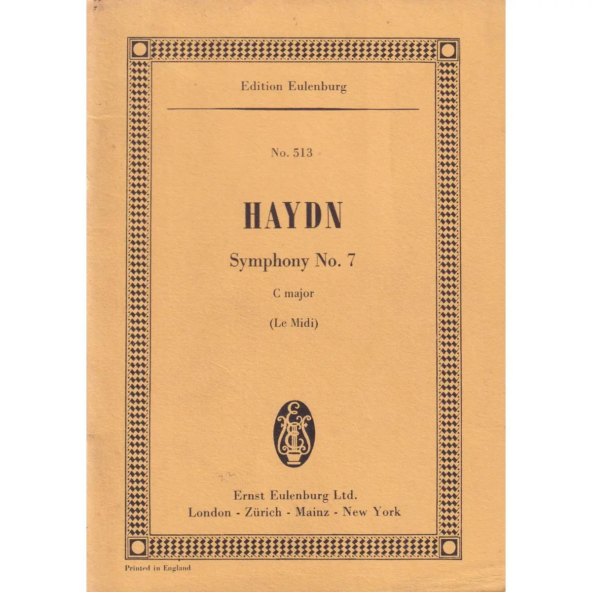 Symphony N.7 C Major