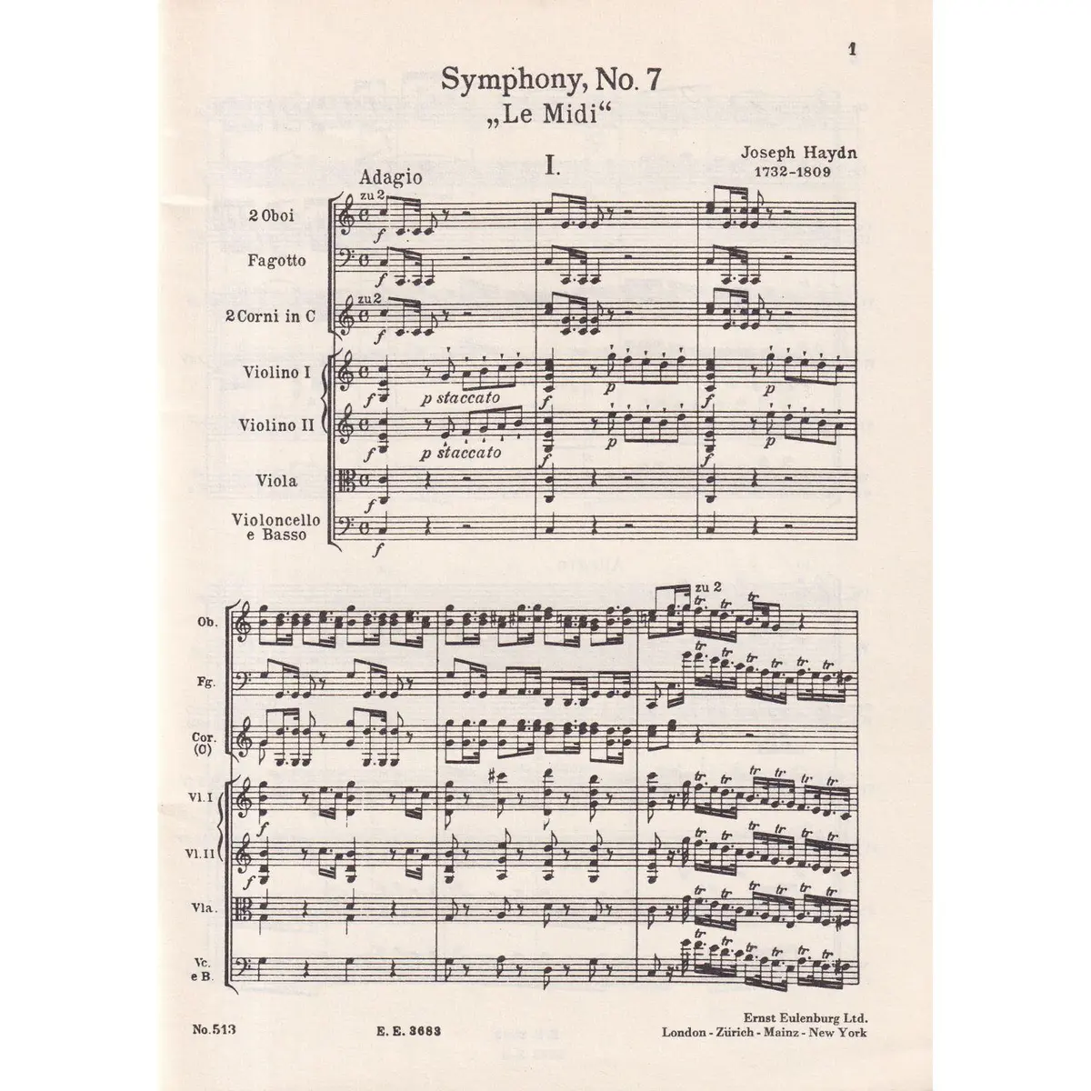 Symphony N.7 C Major