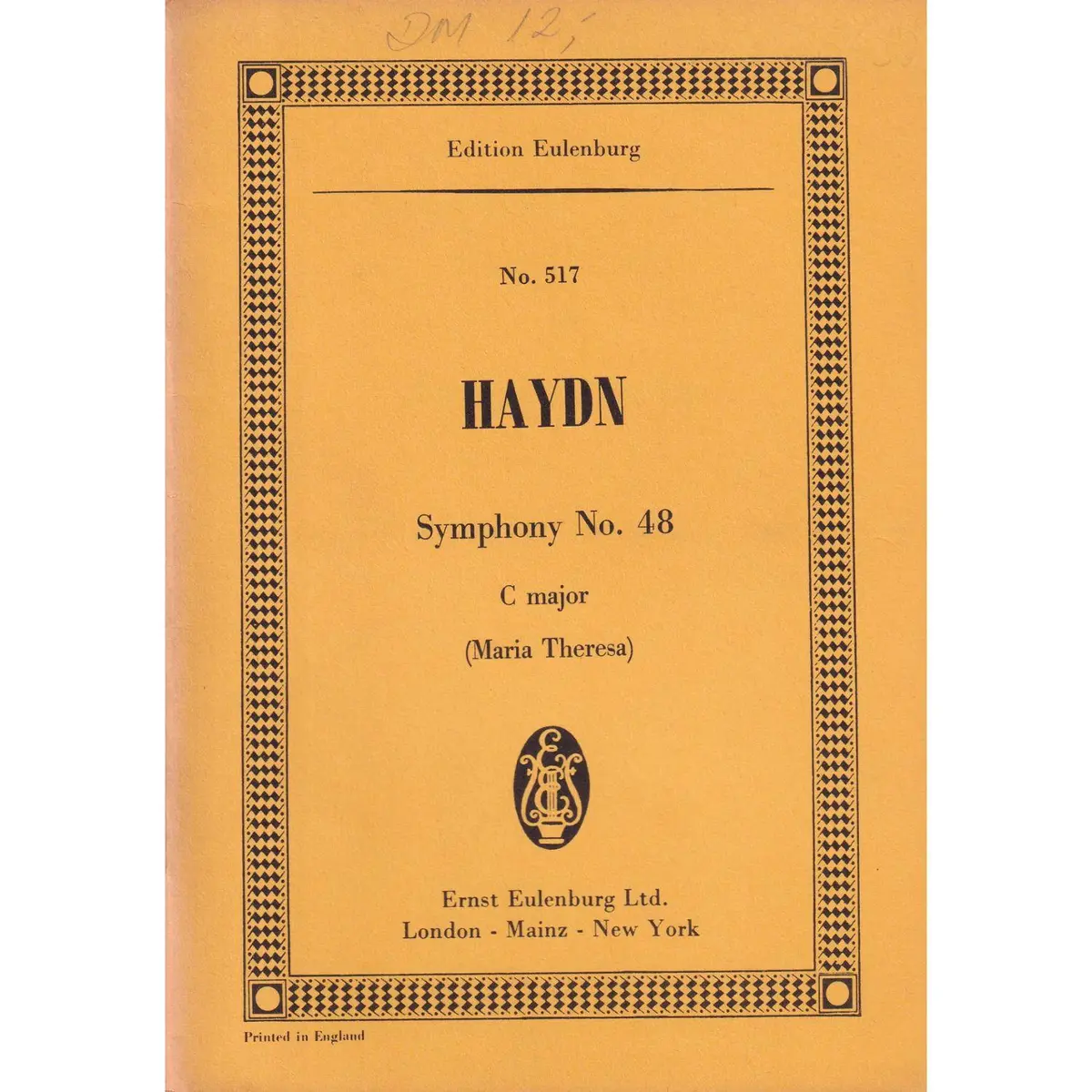 Symphony N.48 C Major   (Maria Theresa)