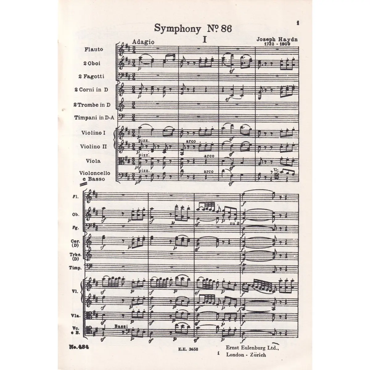Symphony N.86-D Maj.