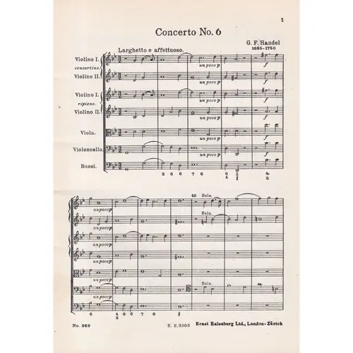 Concerto Grosso G Min.-Op.6 N.6