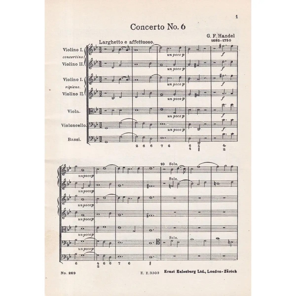 Concerto Grosso G Min.-Op.6 N.6