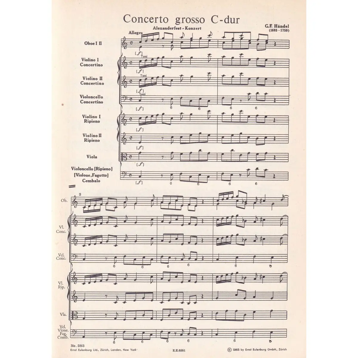Concerto Grosso C Maj.
