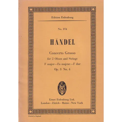 Concerto Grosso F Major - Op.3 N.4
