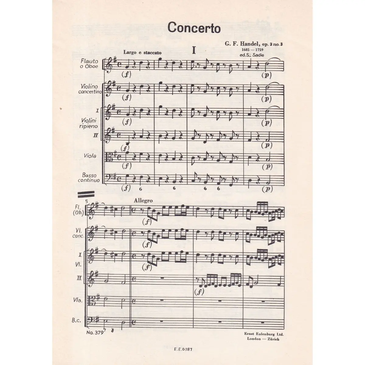 Concerto Grosso G Maj.-Op.3 N.3