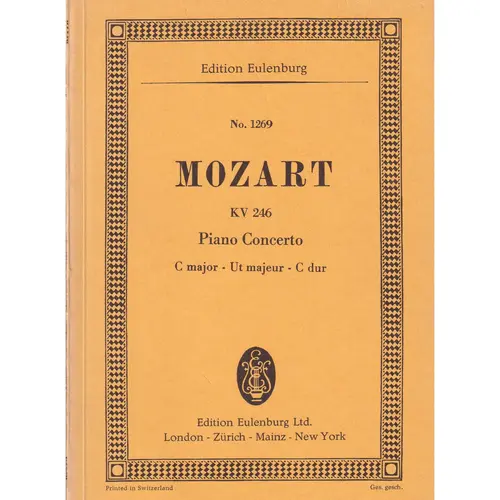 Piano Concerto C Major - Kv 246