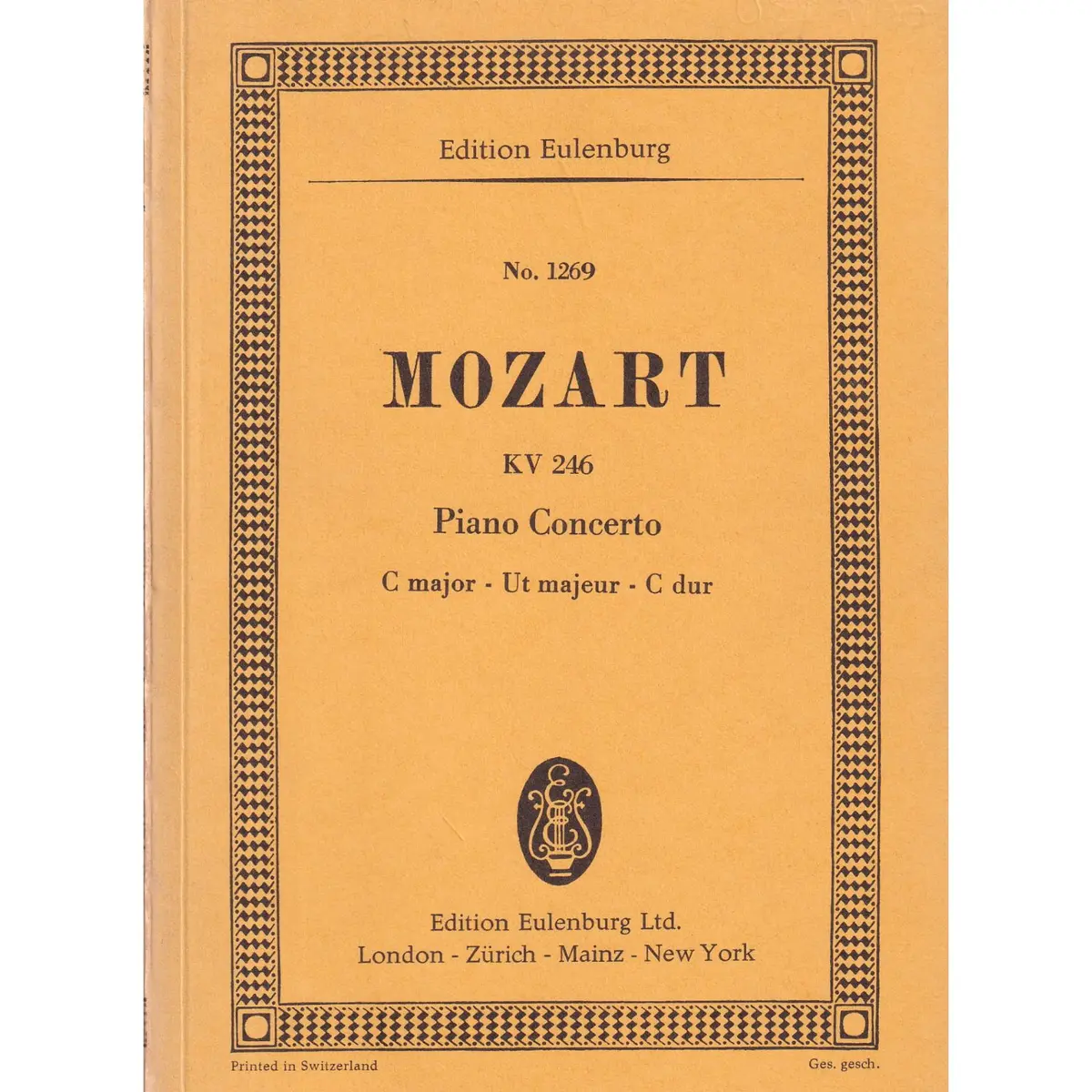 Piano Concerto C Major - Kv 246
