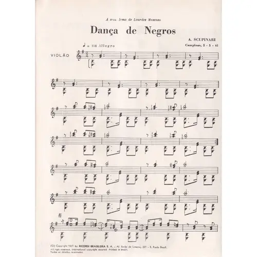 Dança De Negros