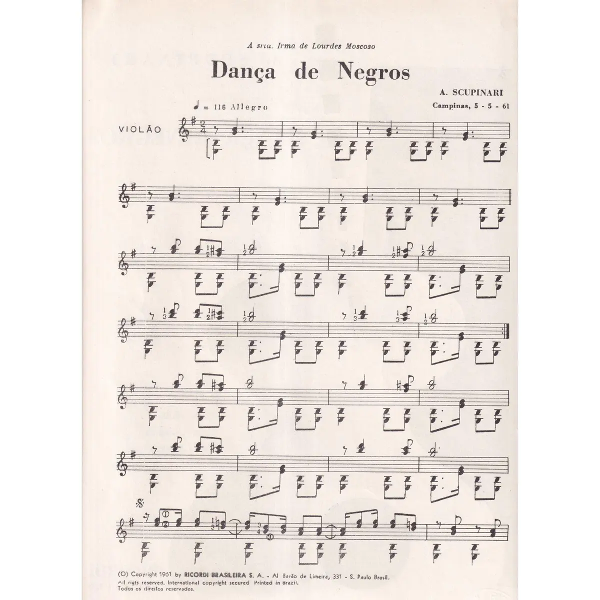 Dança De Negros
