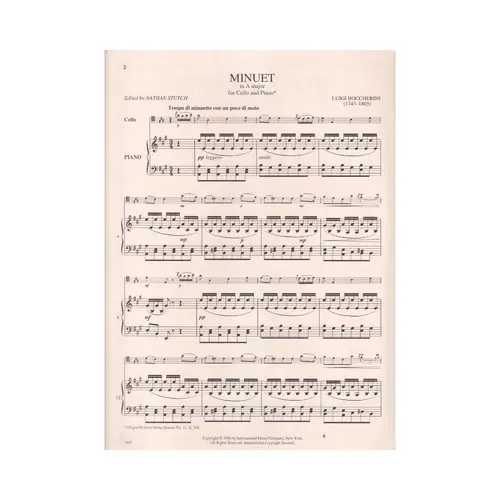 Minuet In A Maj.From Str.Q.N.11