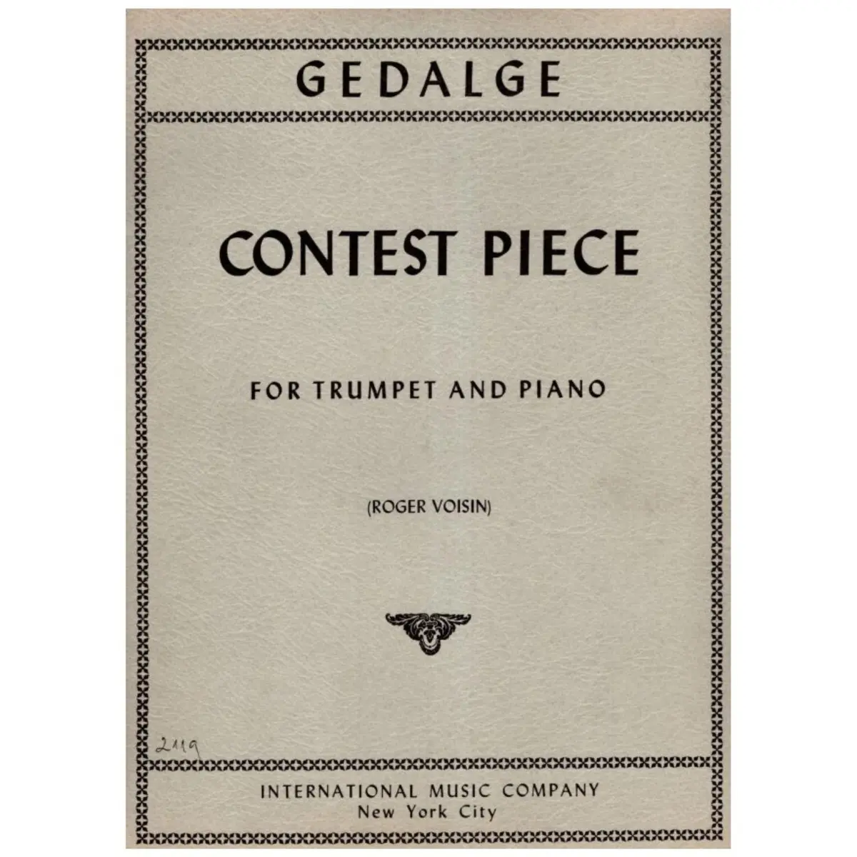 Contest Piece