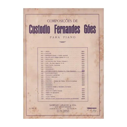 Lettres D1Amour  (Edição Antiga)