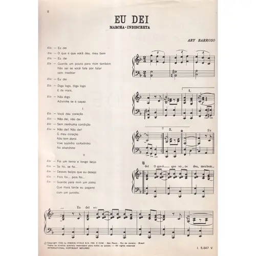 Eu Dei  (Marcha)