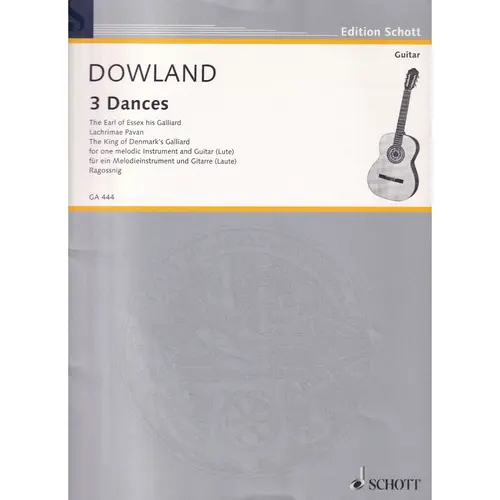 3 Dance For One Melodic Instrument And Guitar