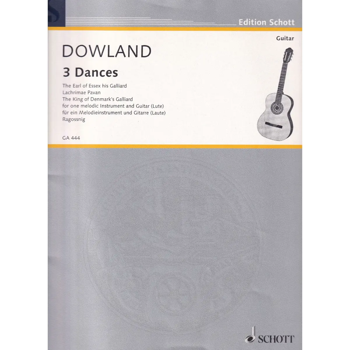3 Dance For One Melodic Instrument And Guitar