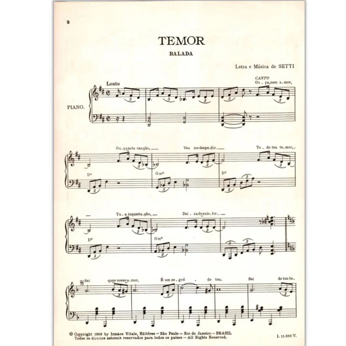 Temor - Balada  (Edição Antiga)