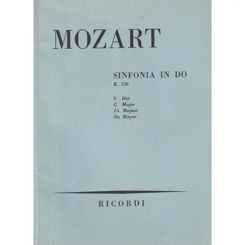 Sinfonia In Do - Kv 128  (partitura de bolso)