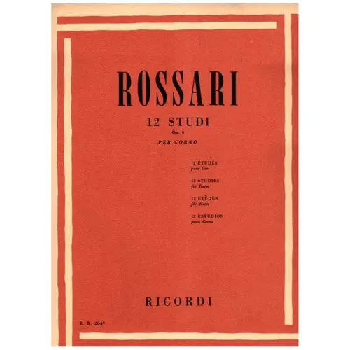 12 Studi Op. 4-Per Corno