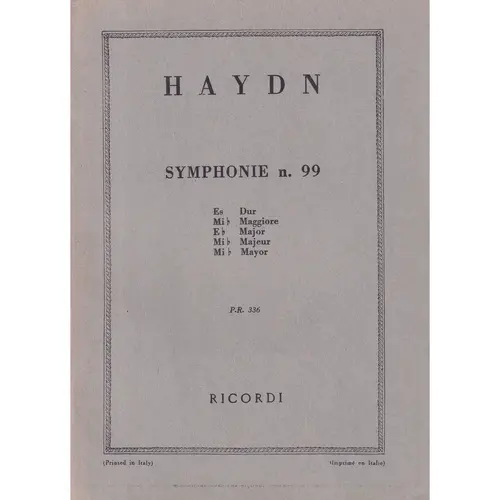 Symphonie N.99  ( study score )