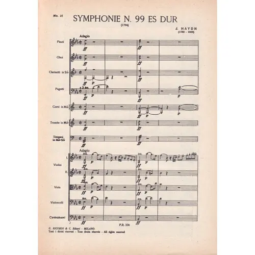 Symphonie N.99  ( study score )
