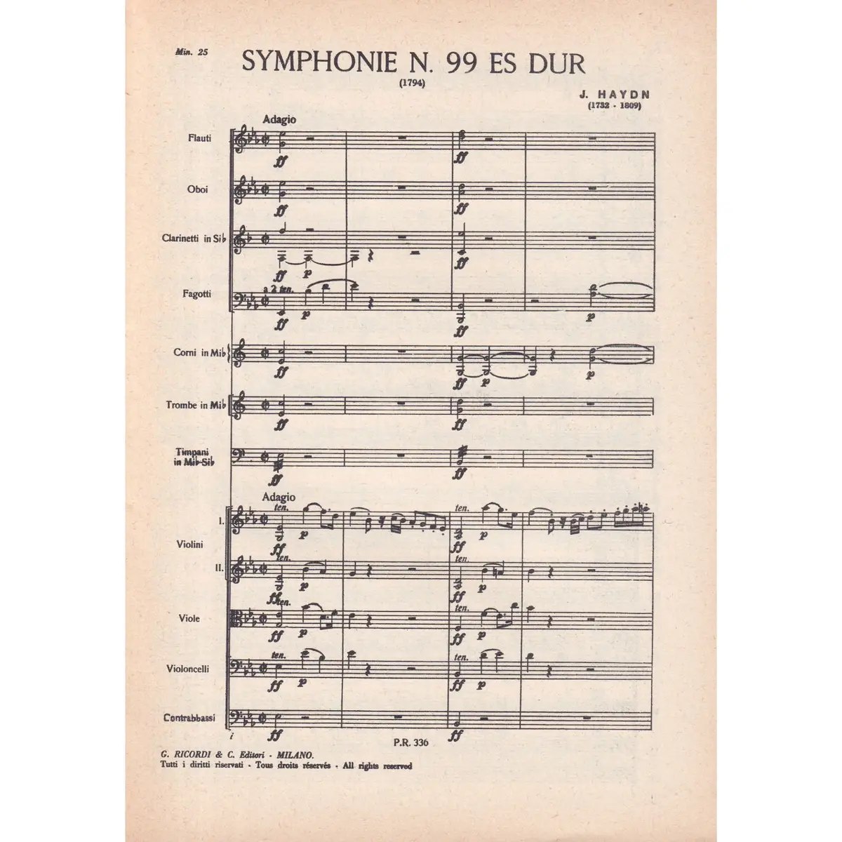 Symphonie N.99  ( study score )