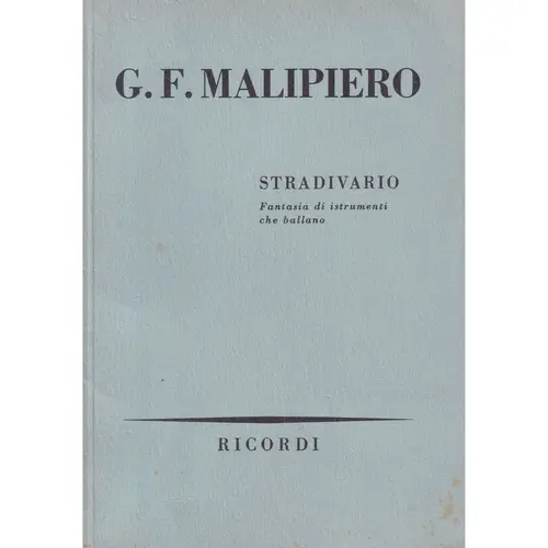 Stradivario  ( study score )
