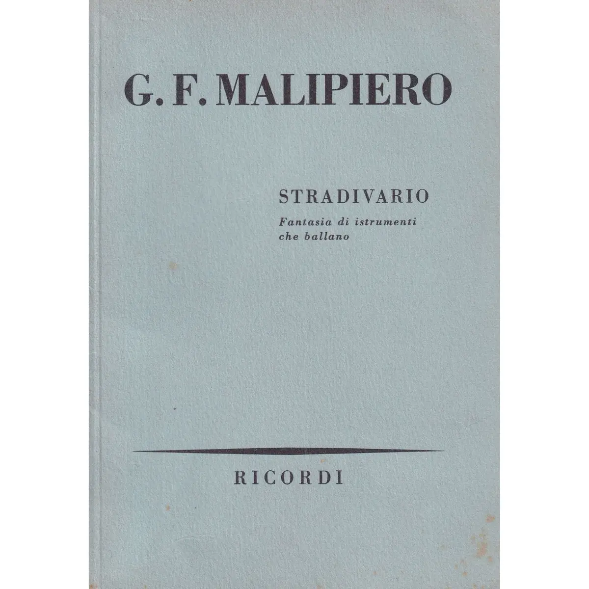 Stradivario  ( study score )