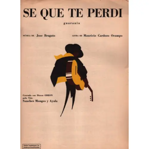 Se Que Te Perdi  - Guarania  (Edição Antiga)