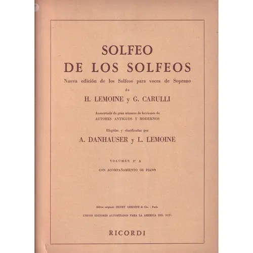 Solfeo de Los Solfeos Vol.3A - Com Piano