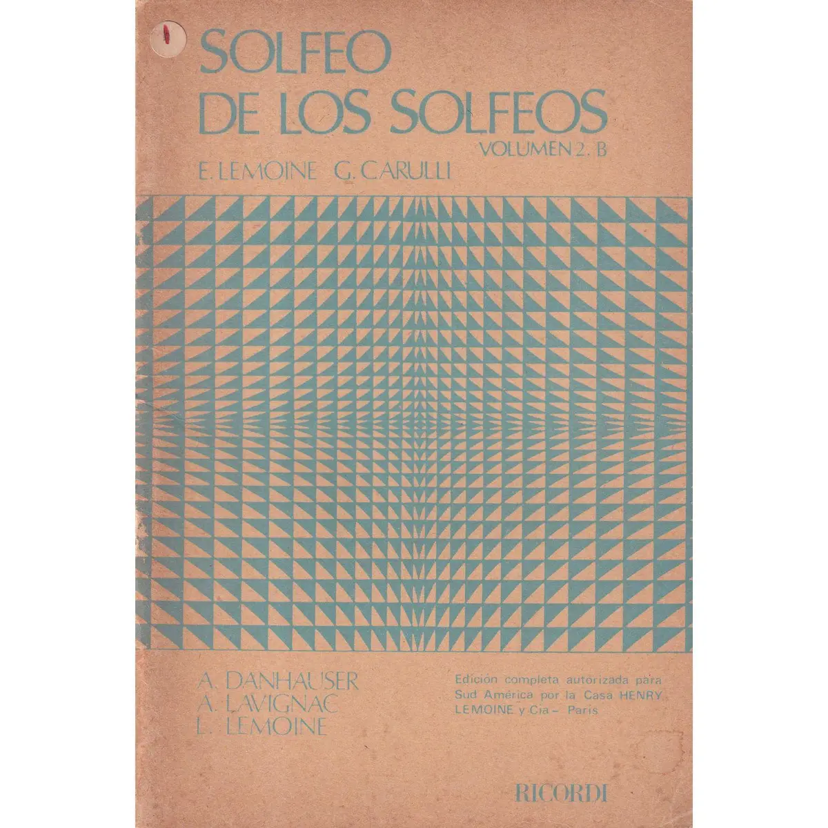 Solfeo de Los Solfeos Vol.2B  (Edição Antiga)