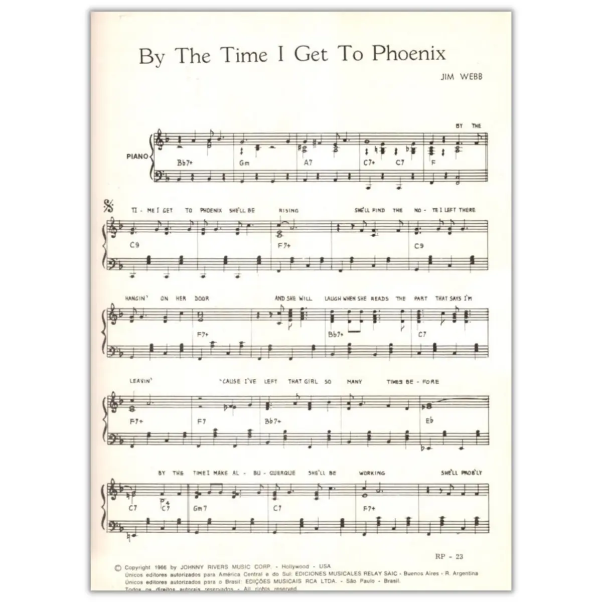 Johnny Rivers - By The Time I Get To Phoenix