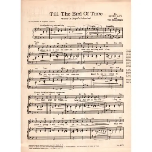 Till The End Of Time  - Fox  (Edição Antiga)